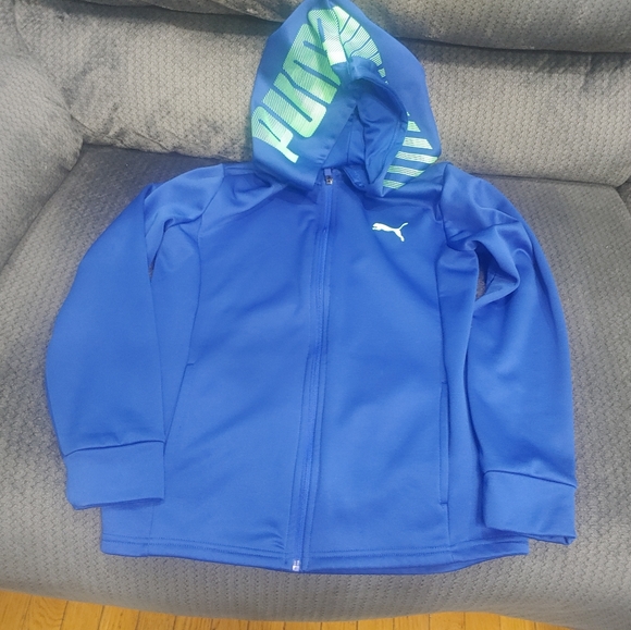 Puma Other - Puma sweatshirt Zip up jacket hoodie dri fit Youth boys